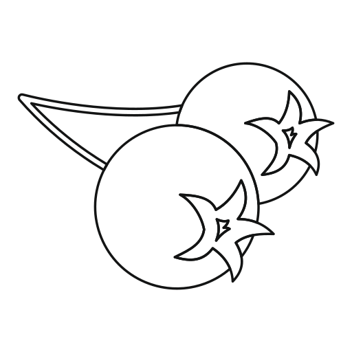 Ikona prírodnej ovocnej kvality